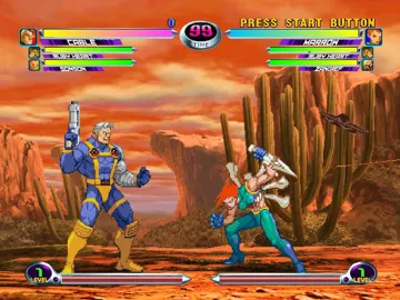 Marvel vs Capcom 2 New Age of Heroes (USA) screen shot game playing